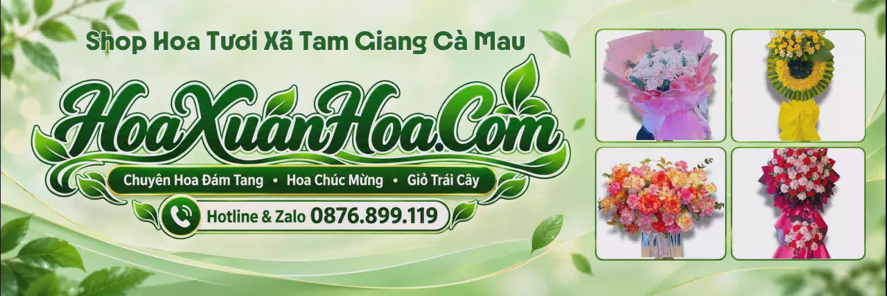 Ảnh bìa Cửa Hàng Hoa Tươi Tại Xã Tam Giang Cà Mau - Shop Hoa Giao Tận Nhà