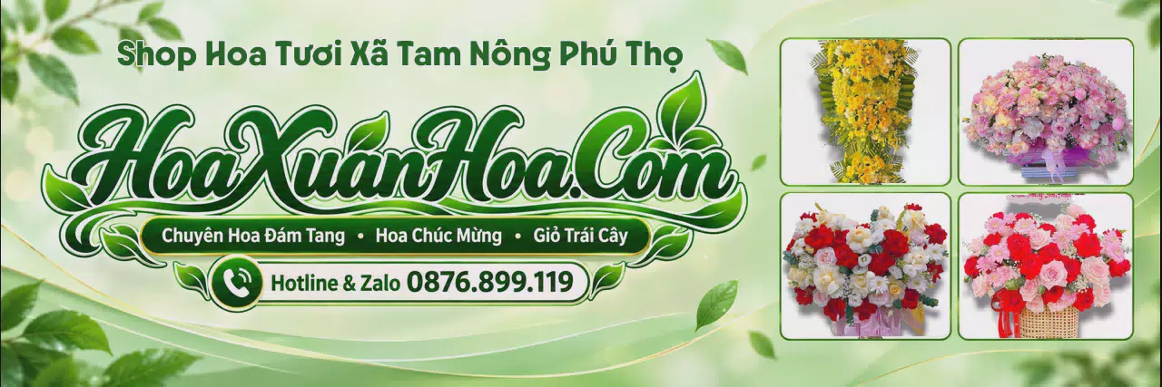 Ảnh bìa Shop Hoa Tươi Tại Xã Tam Nông Phú Thọ - Dịch Vụ Hoa Tươi Giao Nhanh