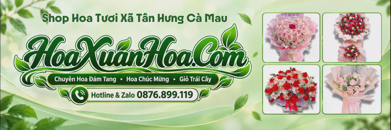 Ảnh bìa Shop Hoa Tươi Tại Xã Tân Hưng Cà Mau - Dịch Vụ Hoa Tươi Giao Nhanh