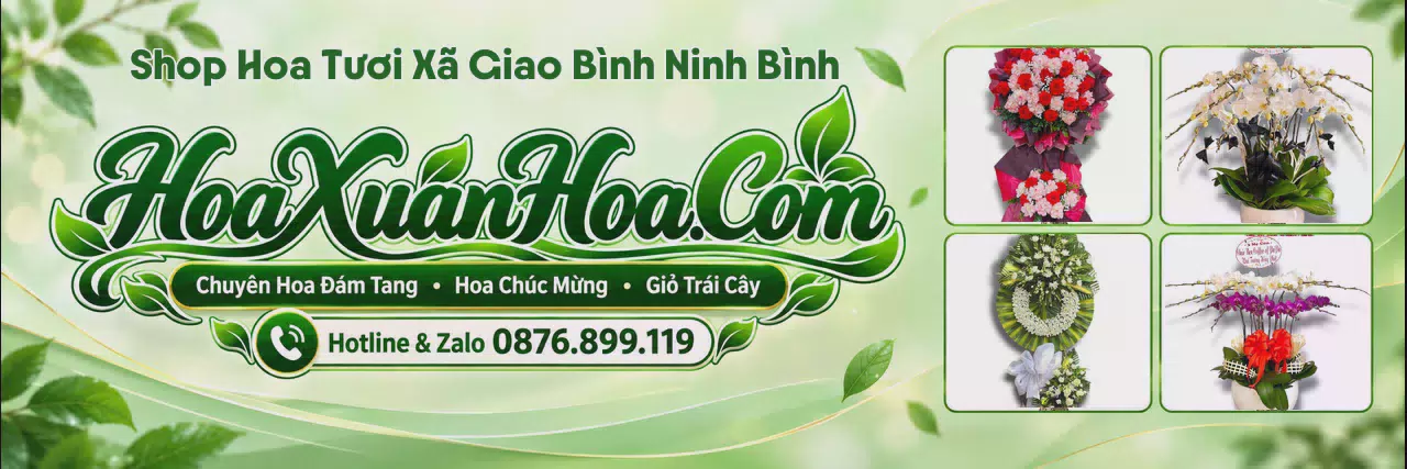 Ảnh bìa Tiệm Hoa Tươi Tại Xã Giao Bình Ninh Bình - Đặt Hoa Tươi Online