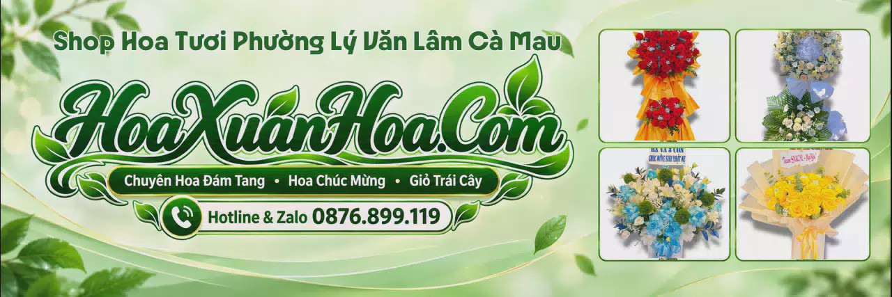 Ảnh bìa Cửa Hàng Bán Hoa Tươi Tại Phường Lý Văn Lâm Cà Mau - Giao Hoa Tận Nơi