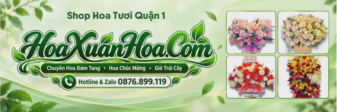 Ảnh bìa Shop Hoa Tươi Tại Quận 1 - Giao Hoa Nhanh Trong 2 Giờ