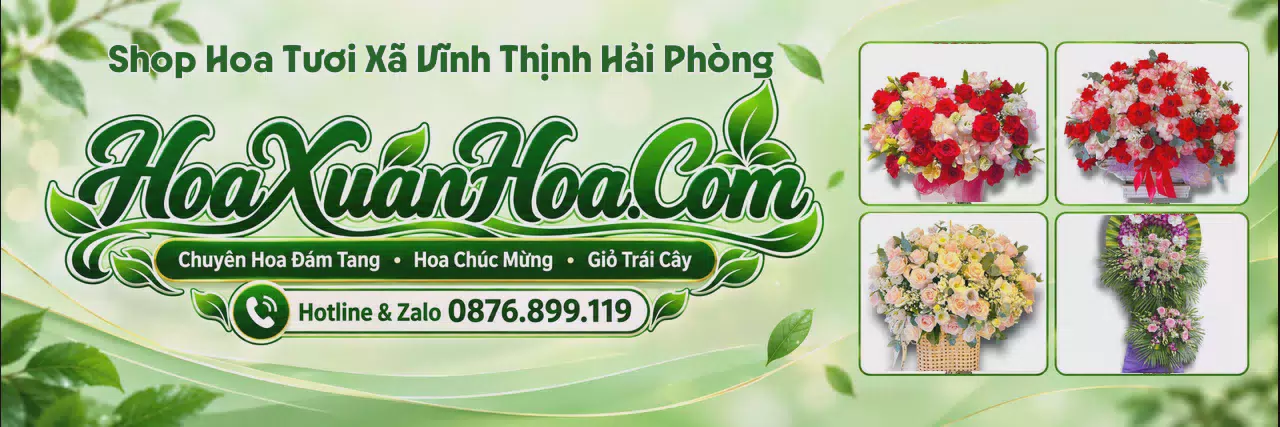 Ảnh bìa Shop Hoa Tươi Tại Xã Vĩnh Thịnh Hải Phòng - Tiệm Hoa Nhận Giao Tận Nơi