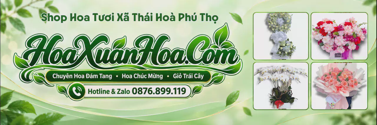 Ảnh bìa Shop Hoa Tươi Tại Xã Thái Hoà Phú Thọ - Tiệm Hoa Nhận Giao Tận Nơi