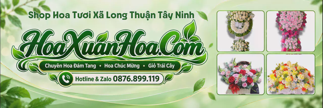 Ảnh bìa Tiệm Hoa Tươi Tại Xã Long Thuận Tây Ninh - Dịch Vụ Đặt Hoa Trực Tuyến