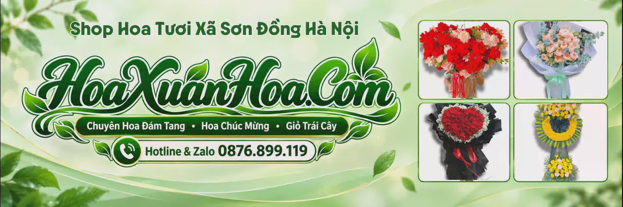Ảnh bìa Cửa Hàng Hoa Tươi Tại Xã Sơn Đồng Hà Nội - Shop Hoa Tươi Đặt Trực Tuyến