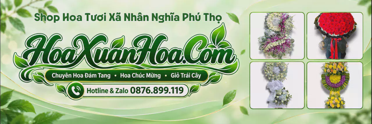Ảnh bìa Shop Bán Hoa Tươi Tại Xã Nhân Nghĩa Phú Thọ - Dịch Vụ Hoa Tươi Tận Nơi