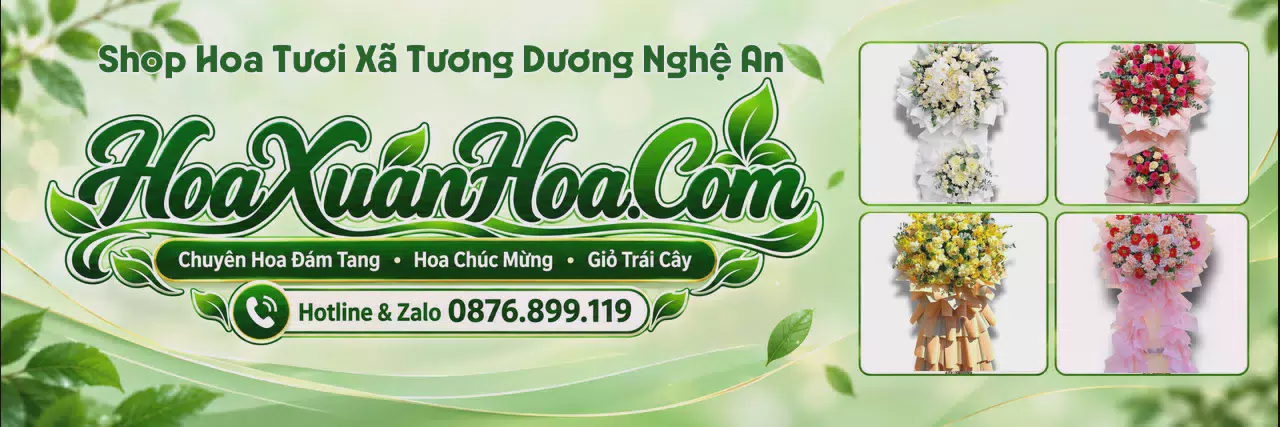 Ảnh bìa Cửa Hàng Hoa Tươi Tại Xã Tương Dương Nghệ An - Đặt Hoa Nhanh Trong Ngày