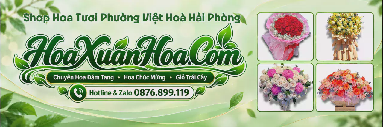 Ảnh bìa Tiệm Hoa Tươi Tại Phường Việt Hoà Hải Phòng - Tiệm Hoa Nhận Giao Tận Nơi
