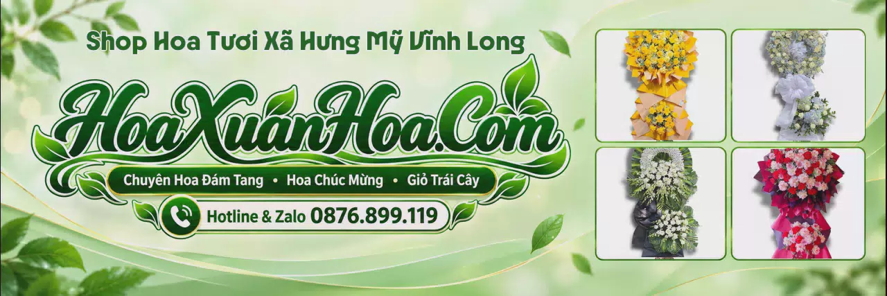 Ảnh bìa Tiệm Hoa Tươi Tại Xã Hưng Mỹ Vĩnh Long - Dịch Vụ Giao Hoa Tận Nơi