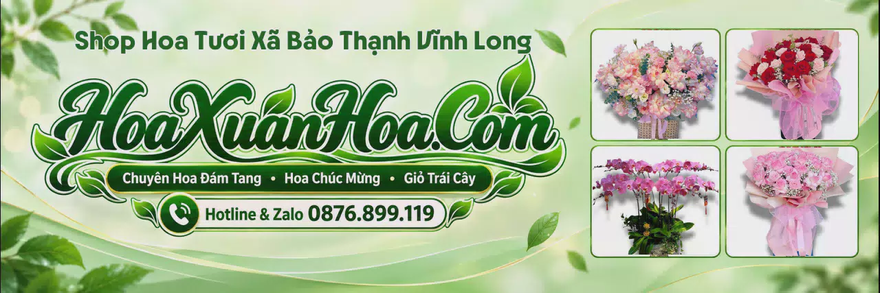 Ảnh bìa Shop Hoa Tươi Tại Xã Bảo Thạnh Vĩnh Long - Đặt Hoa Online Tiện Lợi