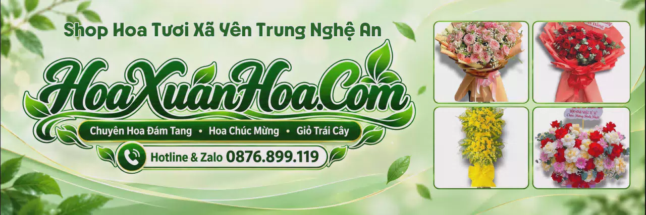Ảnh bìa Tiệm Hoa Tươi Tại Xã Yên Trung Nghệ An - Shop Hoa Tươi Giao Trong Ngày