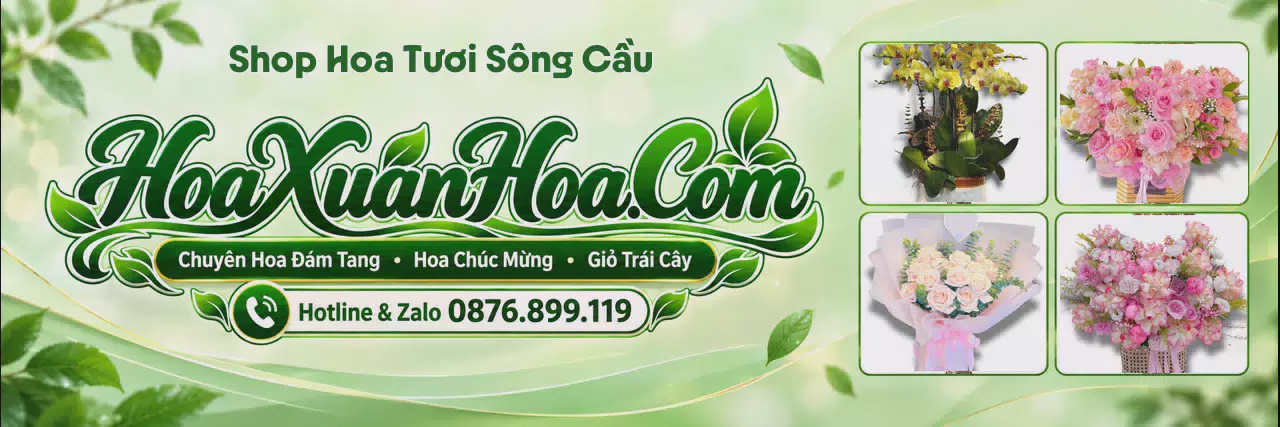 Ảnh bìa Shop Hoa Tươi Tại Sông Cầu - Tiệm Hoa Tươi Giao Tận Nhà