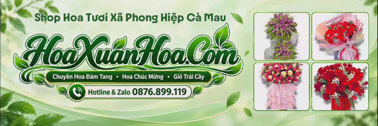 Ảnh bìa Cửa Hàng Bán Hoa Tươi Tại Xã Phong Hiệp Cà Mau - Đặt Hoa Online Giao Tận Nhà