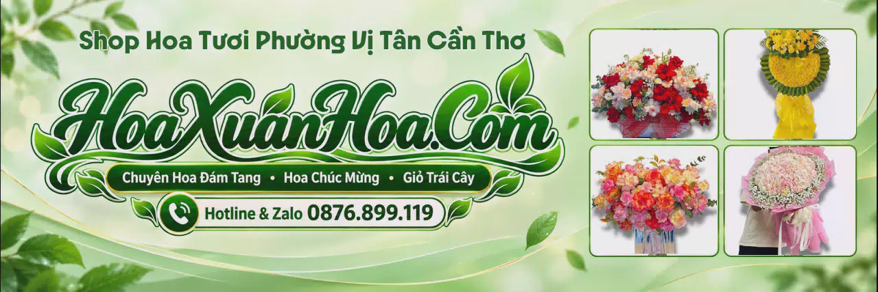 Ảnh bìa Tiệm Hoa Tươi Tại Phường Vị Tân Cần Thơ - Shop Hoa Online Uy Tín