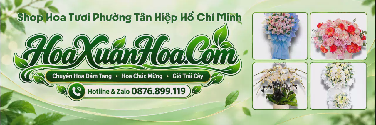 Ảnh bìa Shop Bán Hoa Tươi Tại Phường Tân Hiệp Hồ Chí Minh - Dịch Vụ Hoa Tươi Tận Nơi