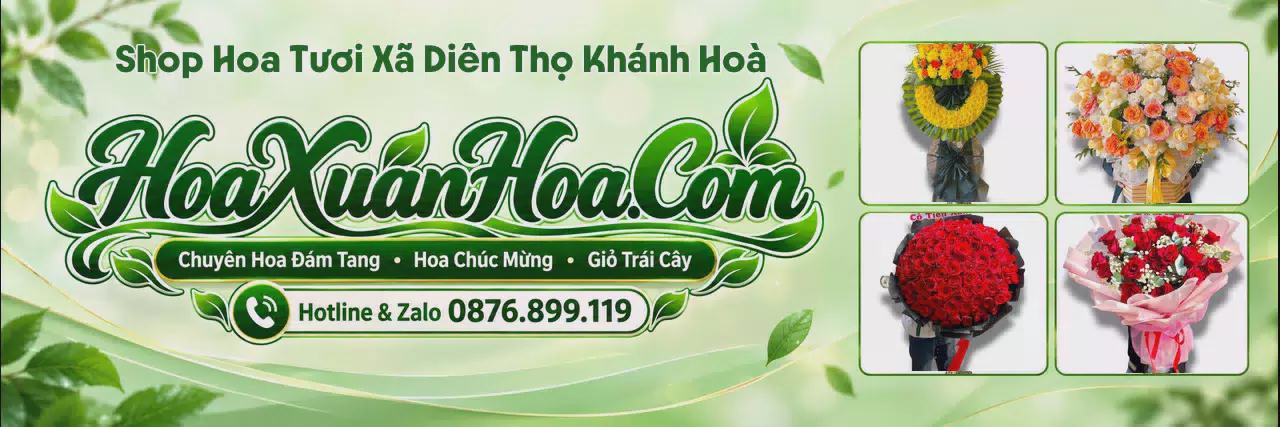 Ảnh bìa Đặt Hoa Tươi Tại Xã Diên Thọ Khánh Hoà - Shop Hoa Nhận Đơn Online