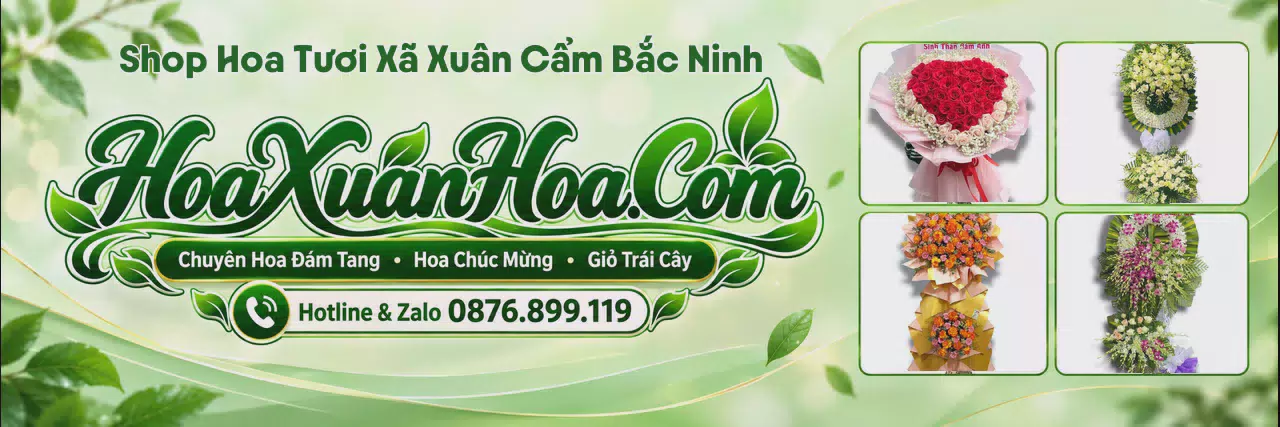 Ảnh bìa Cửa Hàng Bán Hoa Tươi Tại Xã Xuân Cẩm Bắc Ninh - Dịch Vụ Giao Hoa Tận Nơi