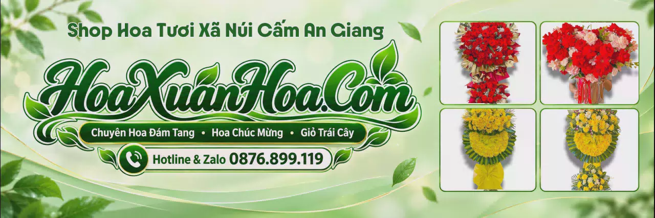 Ảnh bìa Đặt Hoa Tươi Tại Xã Núi Cấm An Giang - Dịch Vụ Giao Hoa Tận Nơi