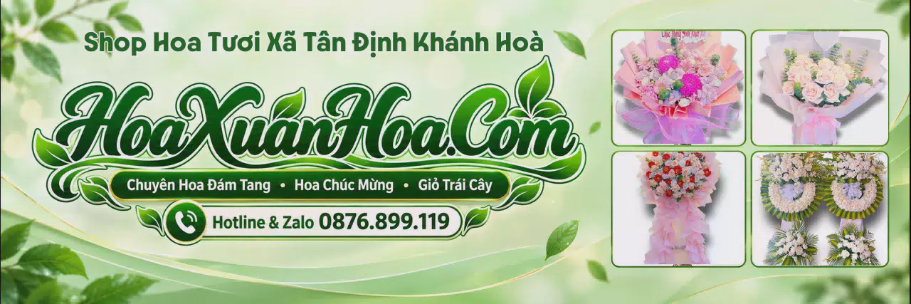 Ảnh bìa Shop Bán Hoa Tươi Tại Xã Tân Định Khánh Hoà - Shop Hoa Online Uy Tín