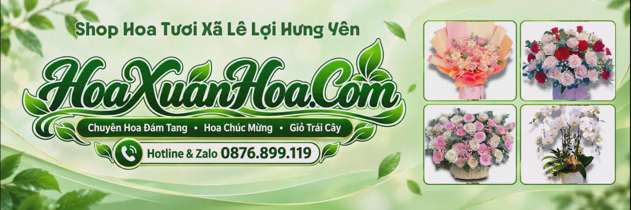 Ảnh bìa Tiệm Hoa Tươi Tại Xã Lê Lợi Hưng Yên - Dịch Vụ Giao Hoa Tận Nơi