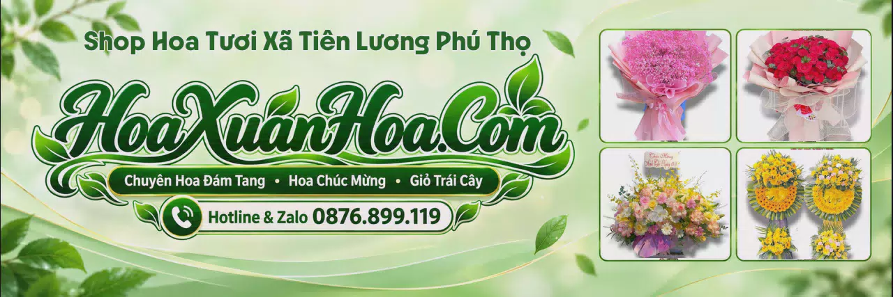 Ảnh bìa Tiệm Hoa Tươi Tại Xã Tiên Lương Phú Thọ - Tiệm Hoa Nhận Giao Tận Nơi