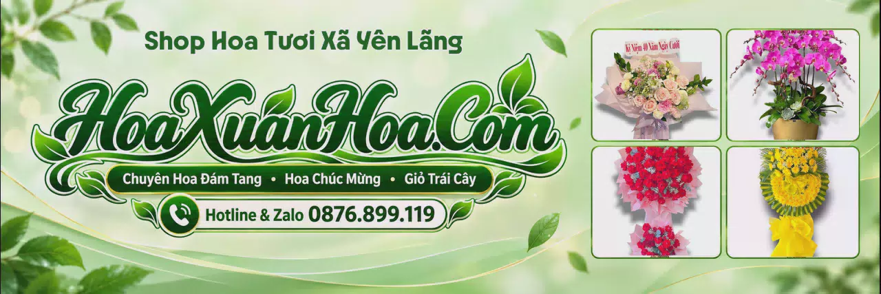 Ảnh bìa Shop Bán Hoa Tươi Tại Xã Yên Lãng - Đặt Hoa Tươi Trực Tuyến