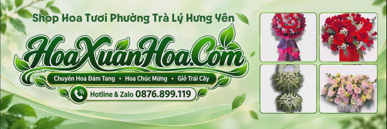 Ảnh bìa Shop Hoa Tươi Tại Phường Trà Lý Hưng Yên - Đặt Hoa Online Giao Nhanh