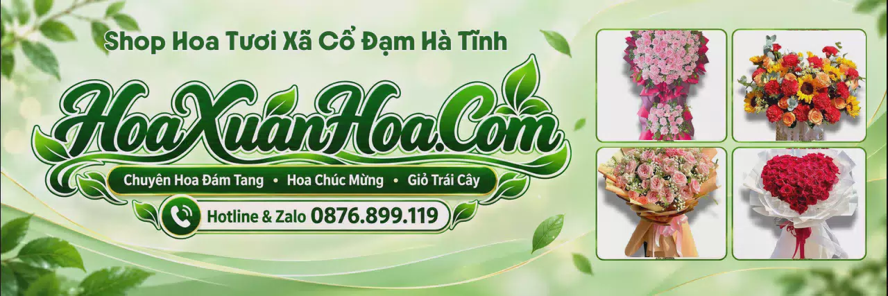 Ảnh bìa Đặt Hoa Tươi Tại Xã Cổ Đạm Hà Tĩnh - Tiệm Hoa Giao Nhanh