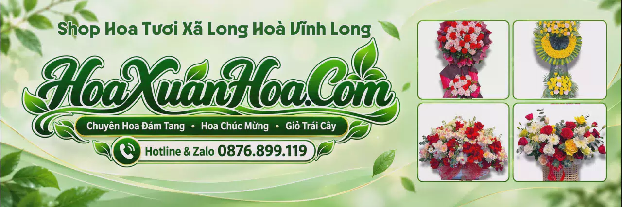 Ảnh bìa Cửa Hàng Bán Hoa Tươi Tại Xã Long Hoà Vĩnh Long - Đặt Hoa Online Giao Tận Nhà
