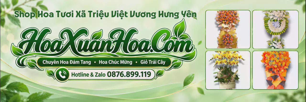 Ảnh bìa Shop Hoa Tươi Tại Xã Triệu Việt Vương Hưng Yên - Giao Hoa Tận Địa Chỉ