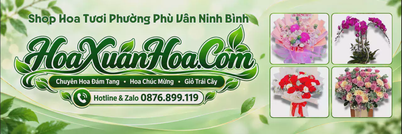 Ảnh bìa Cửa Hàng Hoa Tươi Tại Phường Phù Vân Ninh Bình - Giao Hoa Nhanh Chóng