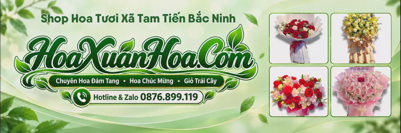 Ảnh bìa Cửa Hàng Hoa Tươi Tại Xã Tam Tiến Bắc Ninh - Shop Hoa Online Uy Tín