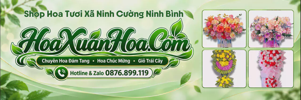 Ảnh bìa Tiệm Hoa Tươi Tại Xã Ninh Cường Ninh Bình - Shop Hoa Giao Tận Nhà