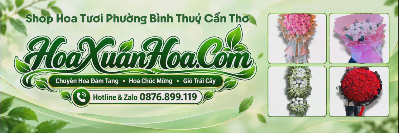 Ảnh bìa Shop Hoa Tươi Tại Phường Bình Thuỷ Cần Thơ - Dịch Vụ Hoa Tươi Giao Nhanh