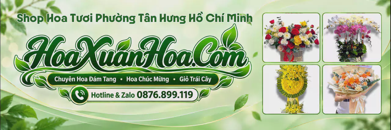 Ảnh bìa Shop Bán Hoa Tươi Tại Phường Tân Hưng Hồ Chí Minh - Shop Hoa Tươi Đặt Trực Tuyến