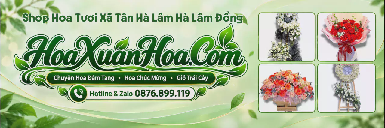 Ảnh bìa Shop Hoa Tươi Tại Xã Tân Hà Lâm Hà Lâm Đồng - Dịch Vụ Giao Hoa Tận Nơi