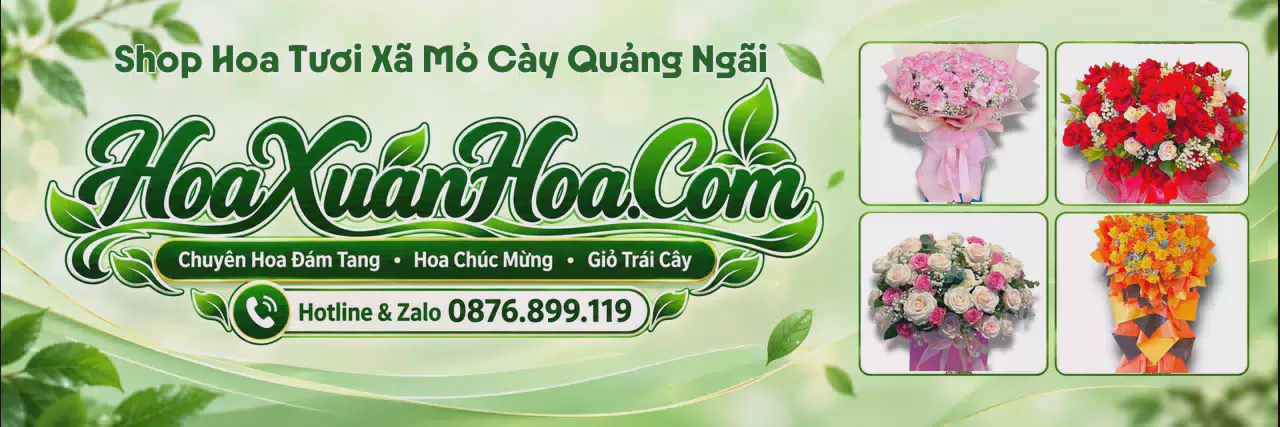 Ảnh bìa Shop Hoa Tươi Tại Xã Mỏ Cày Quảng Ngãi - Tiệm Hoa Tươi Giao Tận Nhà
