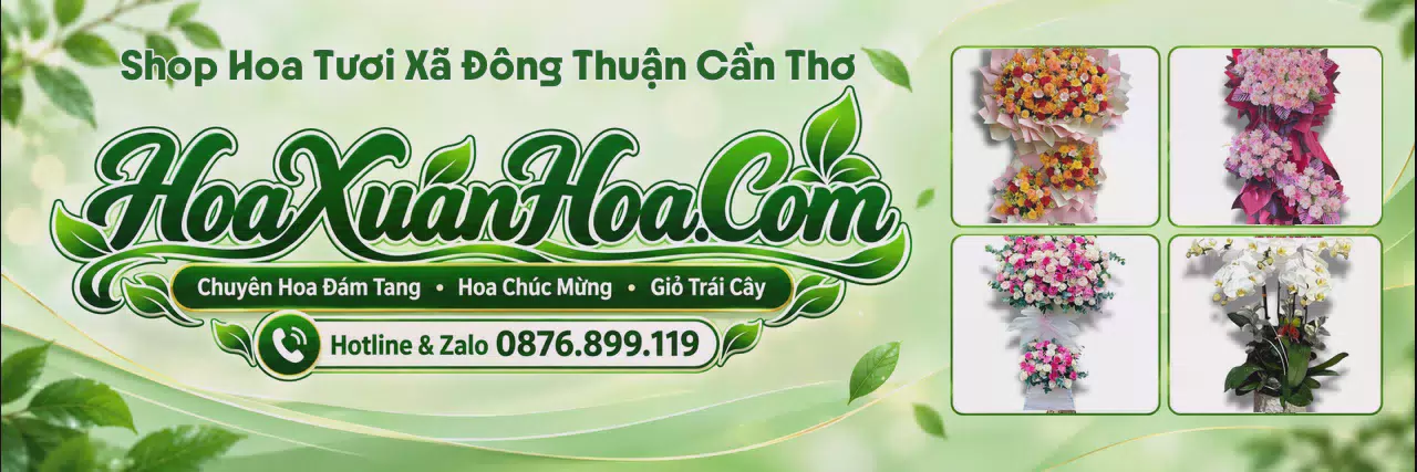 Ảnh bìa Shop Hoa Tươi Tại Xã Đông Thuận Cần Thơ - Tiệm Hoa Tươi Giao Tận Nhà