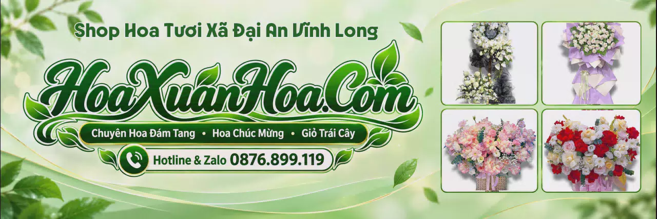 Ảnh bìa Tiệm Hoa Tươi Tại Xã Đại An Vĩnh Long - Dịch Vụ Đặt Hoa Trực Tuyến