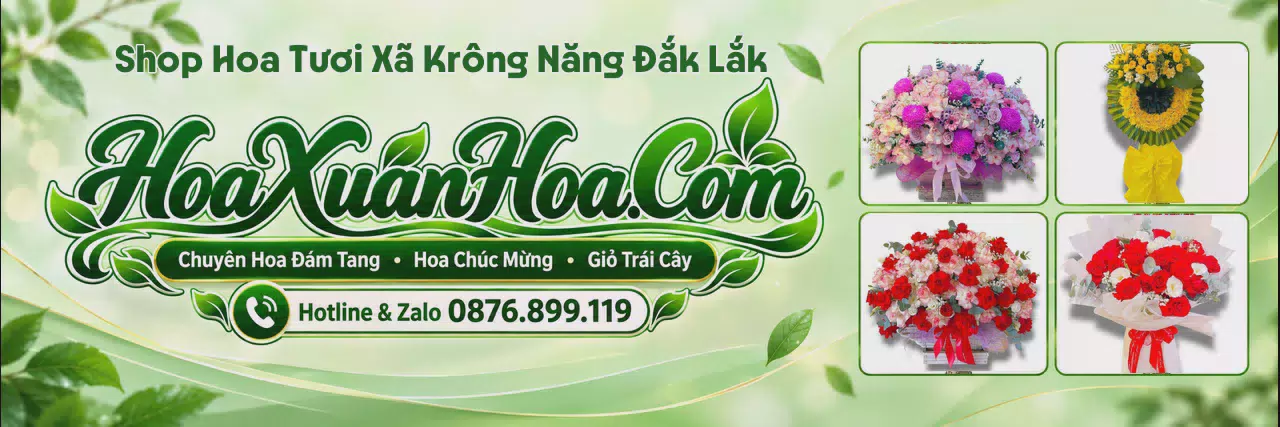 Ảnh bìa Cửa Hàng Bán Hoa Tươi Tại Xã Krông Năng Đắk Lắk - Tiệm Hoa Nhận Giao Tận Nơi