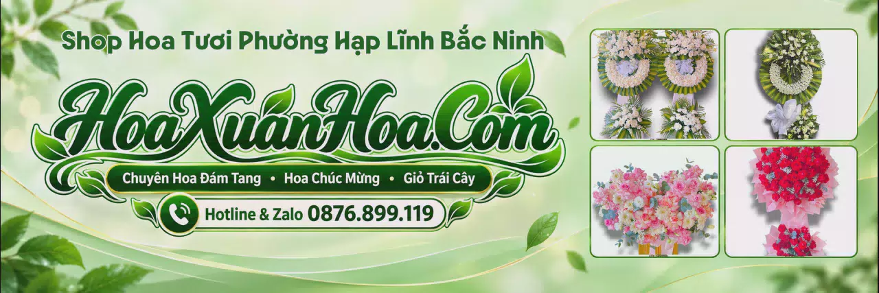 Ảnh bìa Shop Bán Hoa Tươi Tại Phường Hạp Lĩnh Bắc Ninh - Tiệm Hoa Tươi Giao Tận Nhà