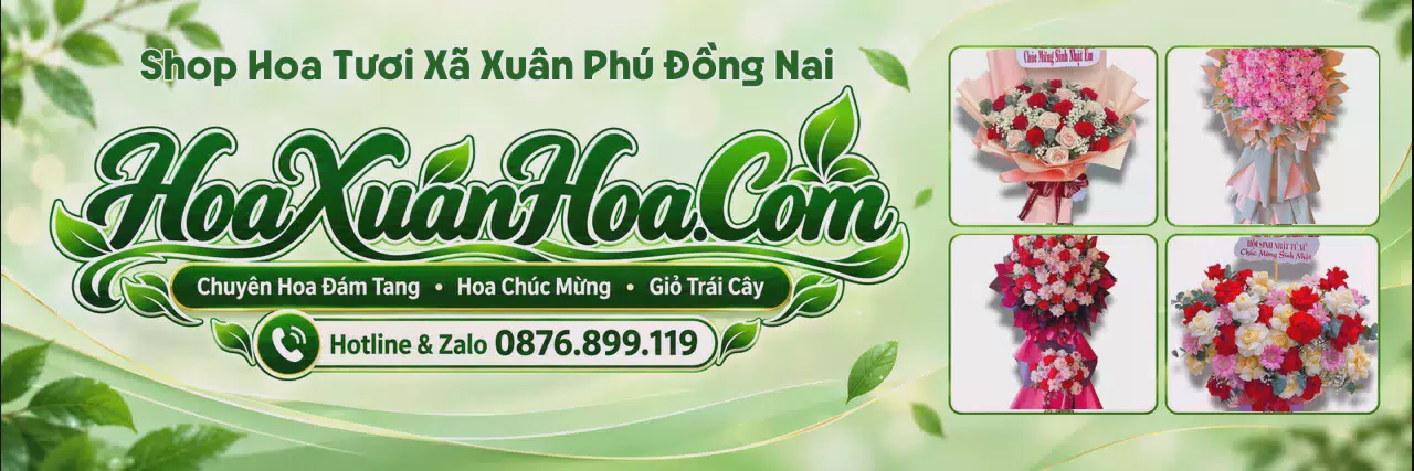 Ảnh bìa Tiệm Hoa Tươi Tại Xã Xuân Phú Đồng Nai - Dịch Vụ Giao Hoa Tận Nơi