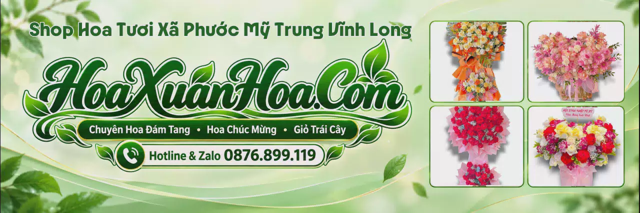 Ảnh bìa Shop Hoa Tươi Tại Xã Phước Mỹ Trung Vĩnh Long - Dịch Vụ Giao Hoa Tận Nơi