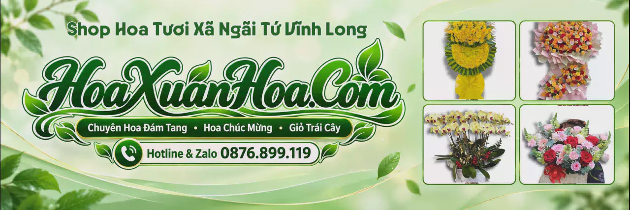 Ảnh bìa Cửa Hàng Hoa Tươi Tại Xã Ngãi Tứ Vĩnh Long - Giao Hoa Nhanh Trong 2 Giờ