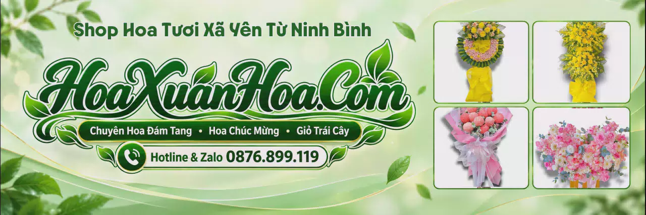 Ảnh bìa Tiệm Hoa Tươi Tại Xã Yên Từ Ninh Bình - Tiệm Hoa Tươi Gần Đây