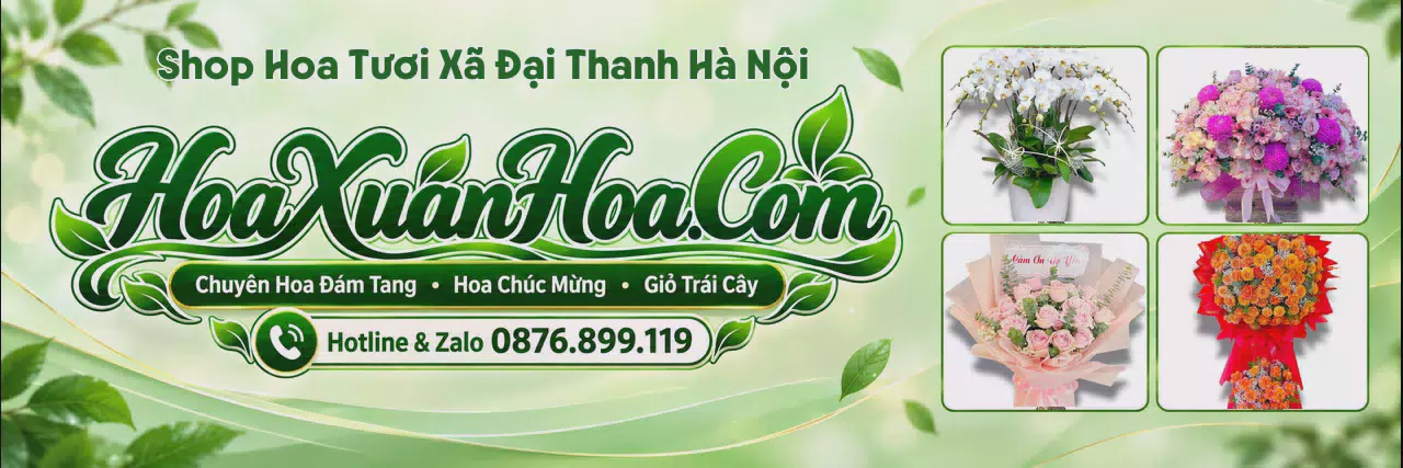 Ảnh bìa Tiệm Hoa Tươi Tại Xã Đại Thanh Hà Nội - Đặt Hoa Online Giao Nhanh