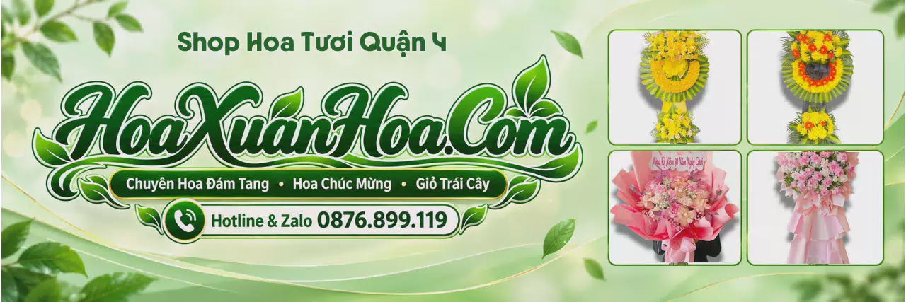Ảnh bìa Đặt Hoa Tươi Tại Quận 4 - Đặt Hoa Tươi Online