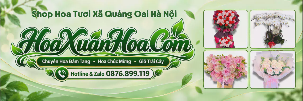 Ảnh bìa Đặt Hoa Tươi Tại Xã Quảng Oai Hà Nội - Giao Hoa Tận Địa Chỉ