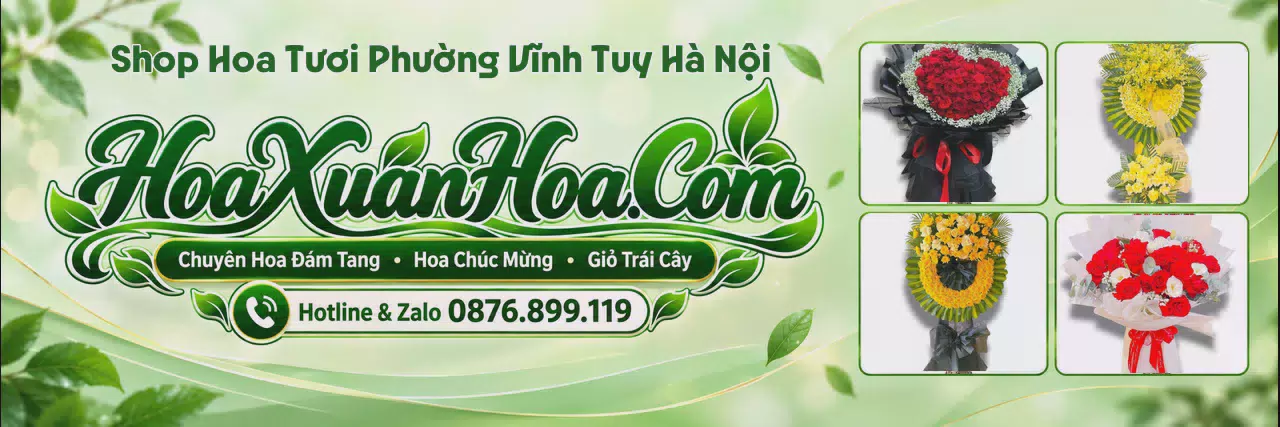 Ảnh bìa Shop Hoa Tươi Tại Phường Vĩnh Tuy Hà Nội - Đặt Hoa Online Tiện Lợi